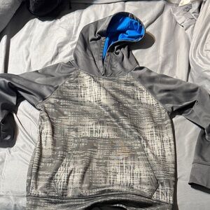 Energy Zone Gray and Blue Active Hoodie